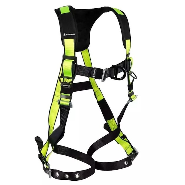 Safewaze PRO Construction Harness: 1D, MB Chest, TB Legs, Fixed Waist Pad PROCON - main